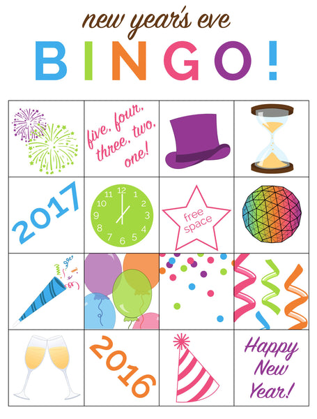 New Year's Eve Bingo ZoLi