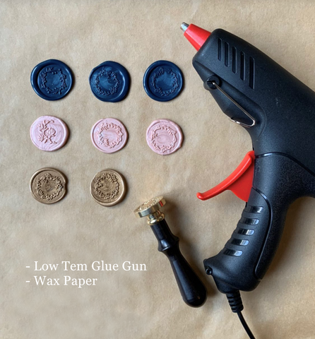 how to use glue gun wax seal sealing wax