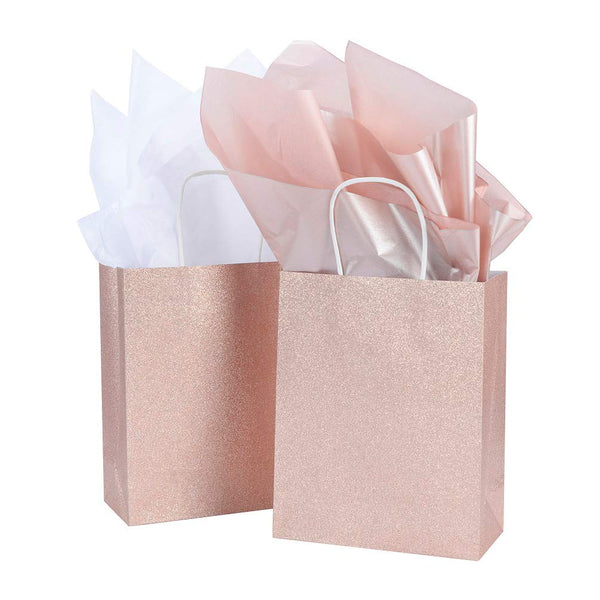 paper gift bags pink