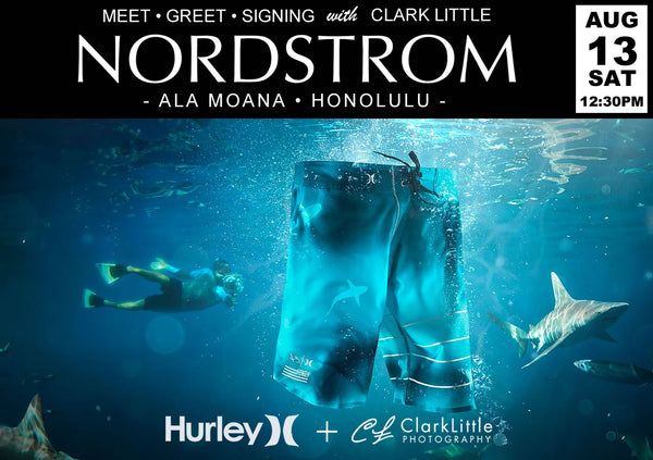 Clark Little Event at Nordstrom Ala Moana, Hawaii - invite