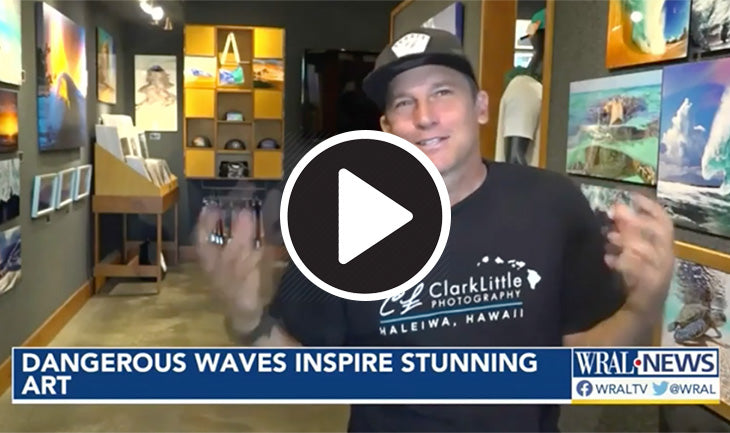 TV News (US) - Clark Little and The Art of Waves