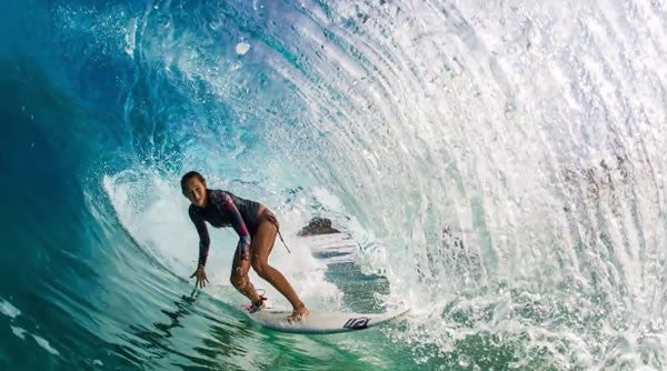 Honolua Blomfield inside a tube