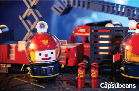 Capsubeans Deep Space Blind Box Collectibles - Firefighter