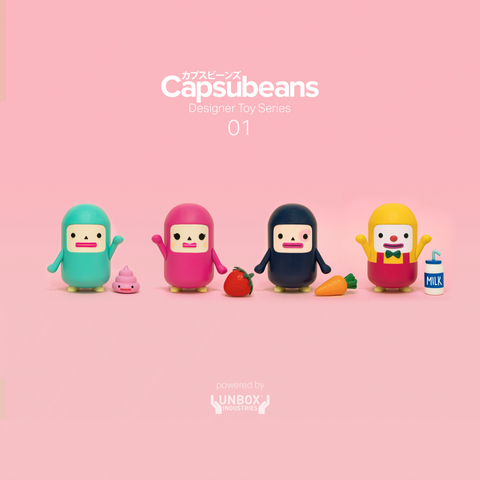 Capsubeans First Vinyl Toy Collection produced by Unbox Industries