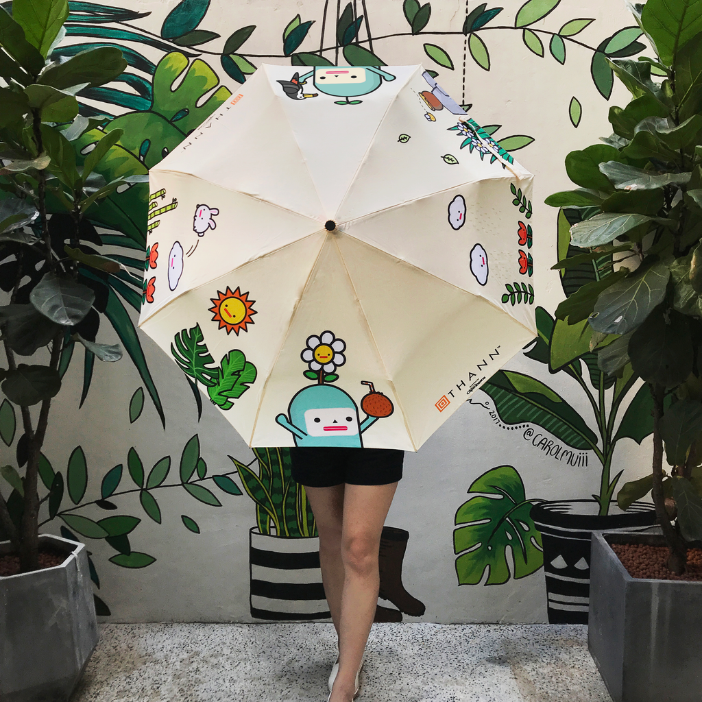 THANN x Capsubeans Umbrella Collaboration - 雨傘 禮品授權 品牌合作