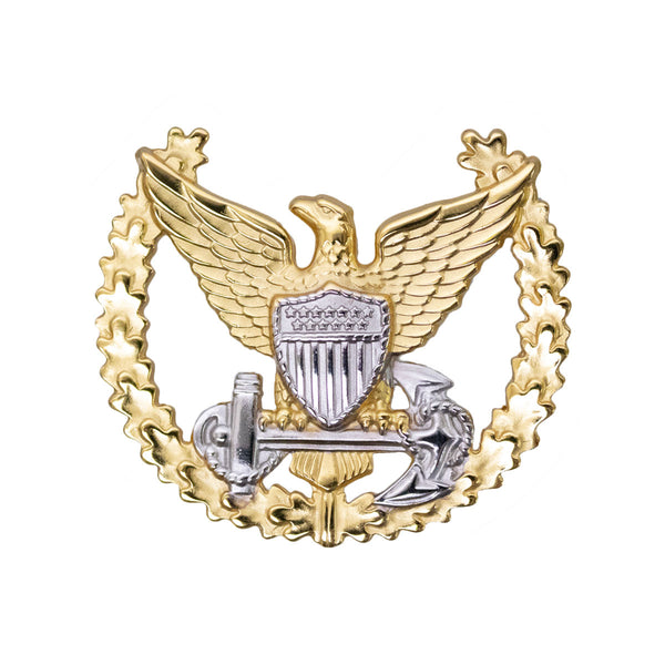 Command Ashore VANGUARD Navy Badge Regulation Size Pin
