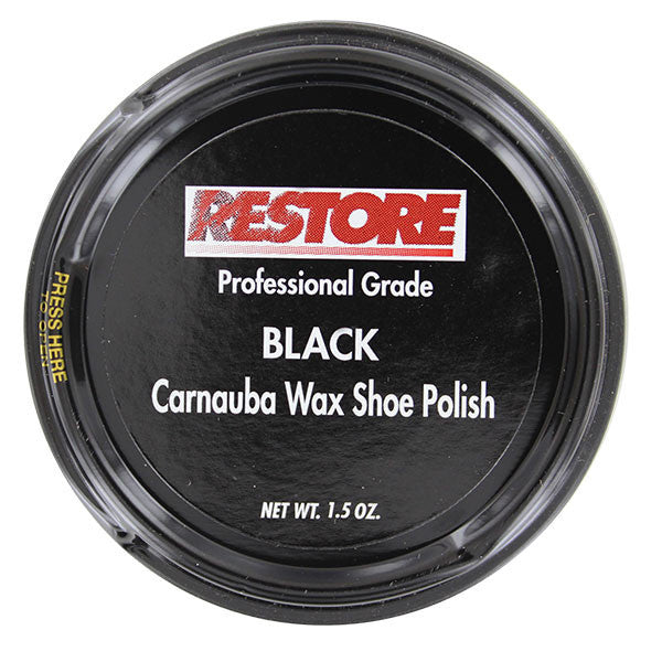 boot polish black
