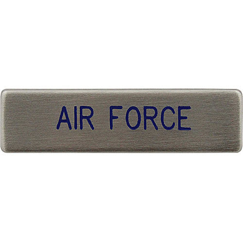 Usaf Name Plate Silver Brushed Name Is Required If No Name Is