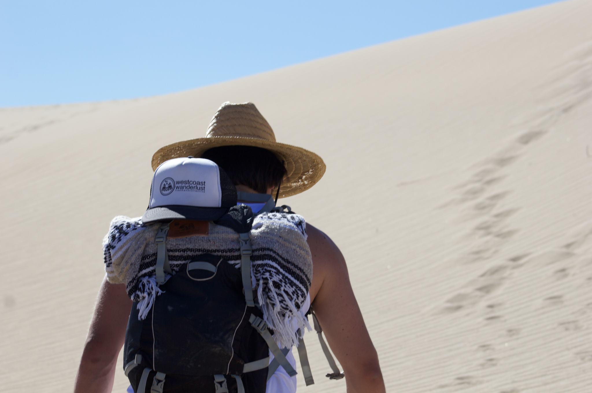 Hiking in Mesquite Flat Sand Dunes