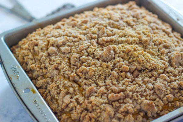 Pumpkin Crumb Coffee Cake - the perfect recipe for Fall.  