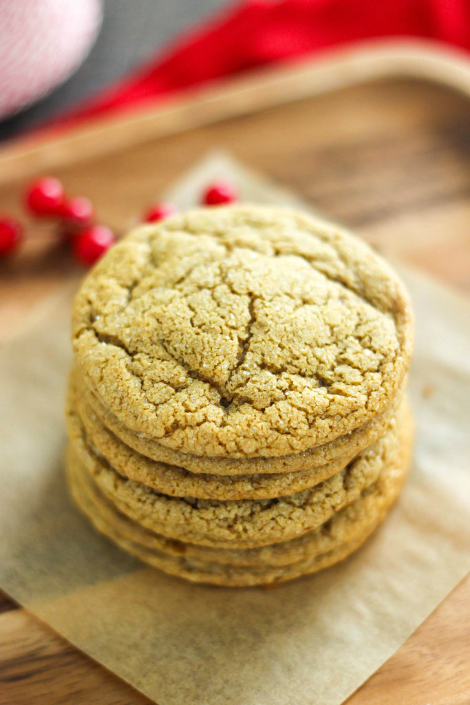 Take a bite out of a classic with these soft and chewy molasses cookies.  This recipe is perfect for the holidays!