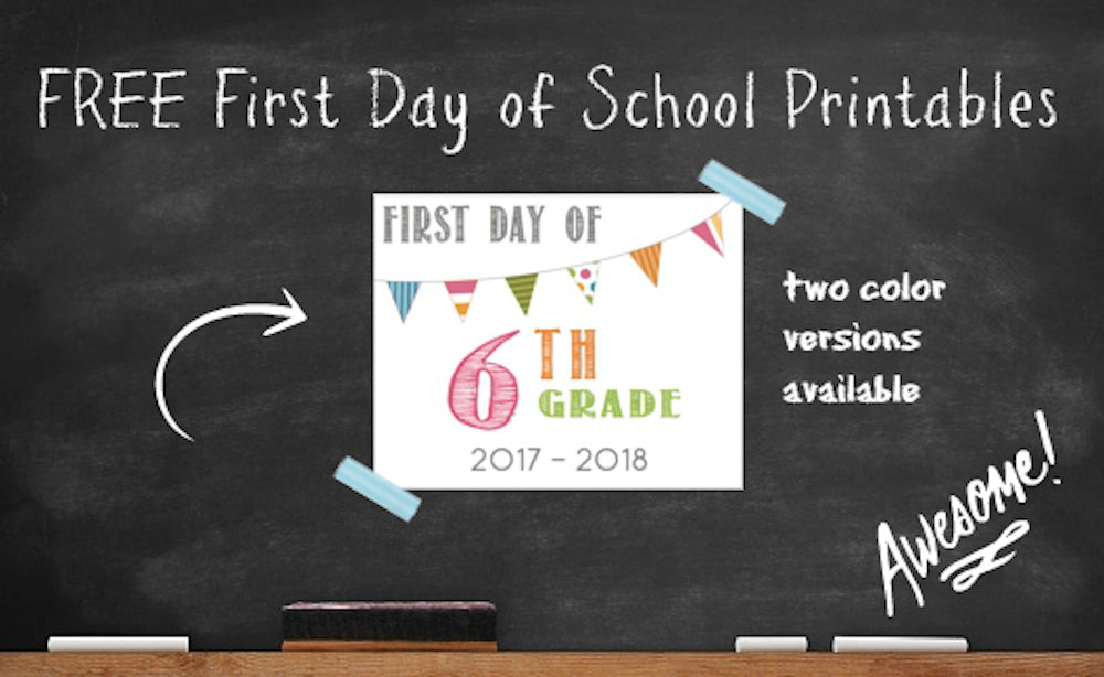 Back To School 2017 Free Printable