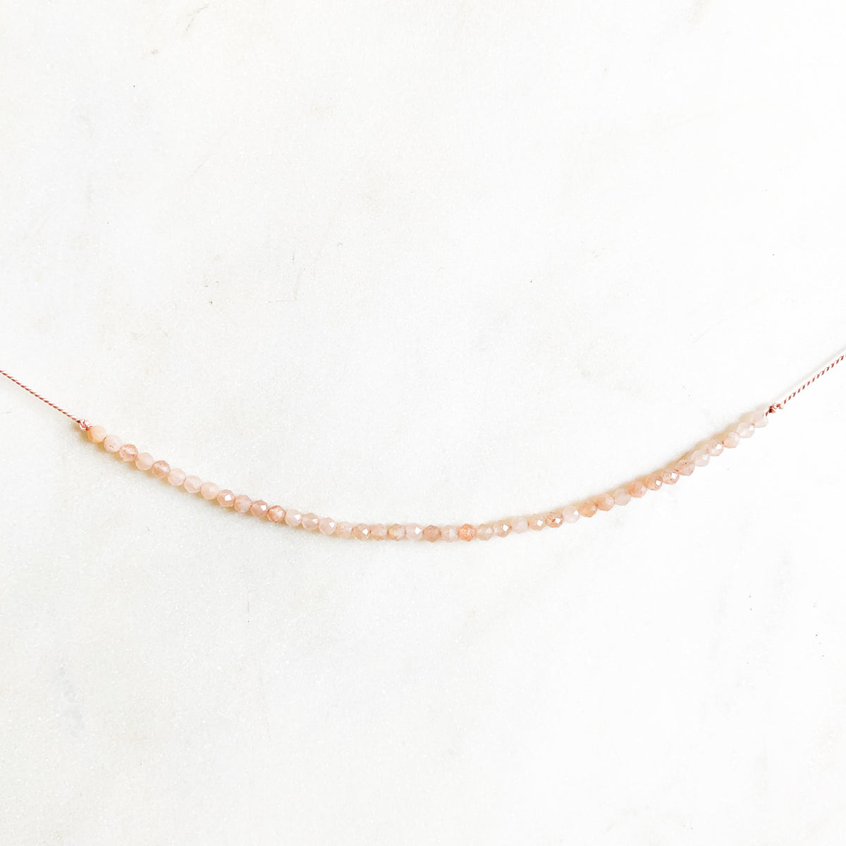 rose quartz gemstone necklace