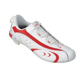 womens red cycling shoes