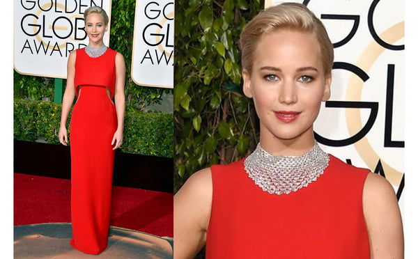 Top 10 pieces of jewellery at the Golden Globes 2016- Jennifer Lawrence