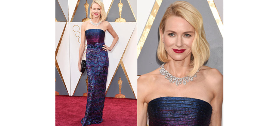 Naomi Watts- top jewellery at the 2016 Oscars