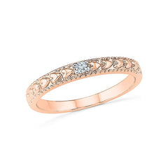 Weave Diamond Band Ring