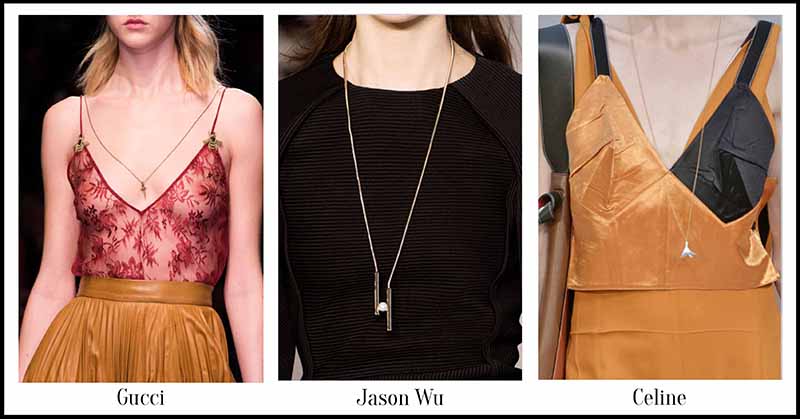 Slim chains - Fall Jewellery for Autumn/Winter 2015