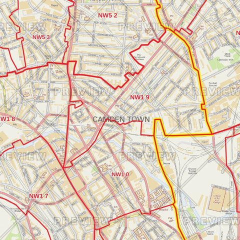London Borough Postcode Maps