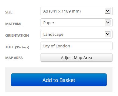 City Of London Borough Postcode Map Options