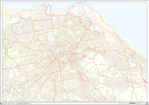 Edinburgh City Centre Postcode Map