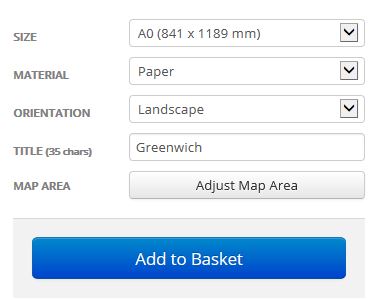 Greenwich London Borough Postcode Map Options