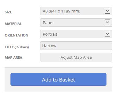 Harrow London Borough Postcode Map Options
