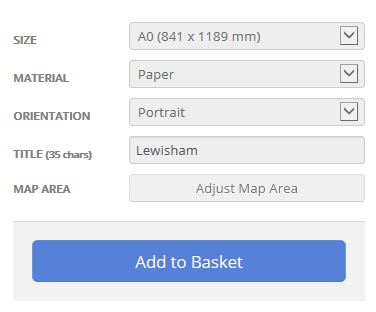 Lewisham London Borough Postcode Map Options