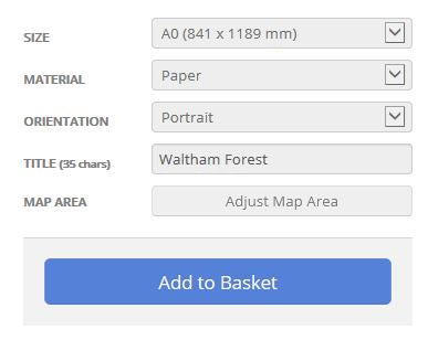 Waltham Forest London Borough Postcode Map Options