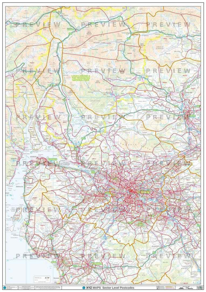 G Postcode Map For The Glasgow Postcode Area Or Pdf Download Map Logic 8297