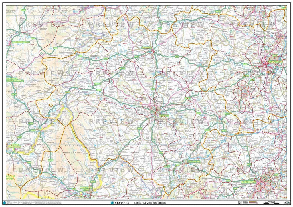 hr-postcode-map-for-the-hereford-postcode-area-gif-or-pdf-download