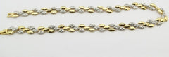 18K Gold Plated Crystal Grain Necklace, Bracelet and Earrings Set