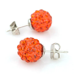 Swiss Crystal Shamballa Earrings
