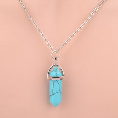 Natural Crystal Gemstone Necklace