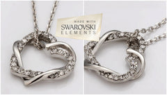 18k White Gold Swarovski Elements Necklace