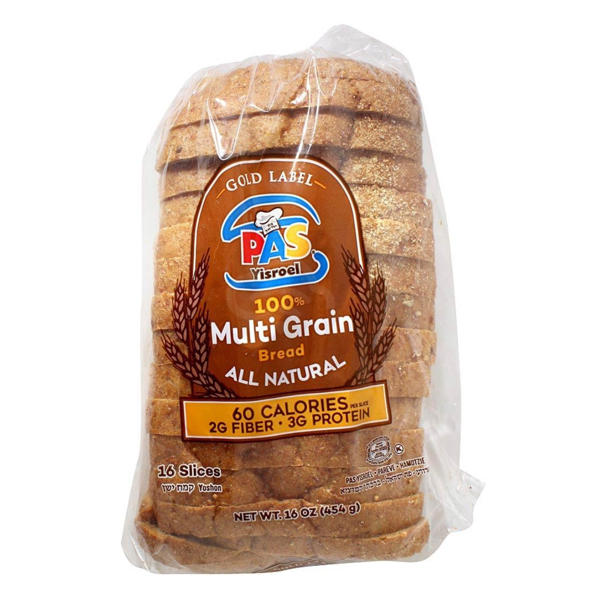 Buy Pas Yisroel Multi Grain Sliced Bread 16 oz Holon Kosher Foods