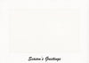 Season's Greetings Ink Printed Photo Note Cards