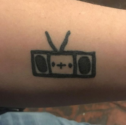 Brian Obenauf Two Dollar Radio tattoo club