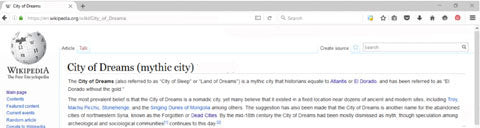Wikipedia - City of Dreams