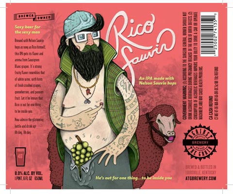 Against the Grain Brewery's Rico Sauvin Double IPA