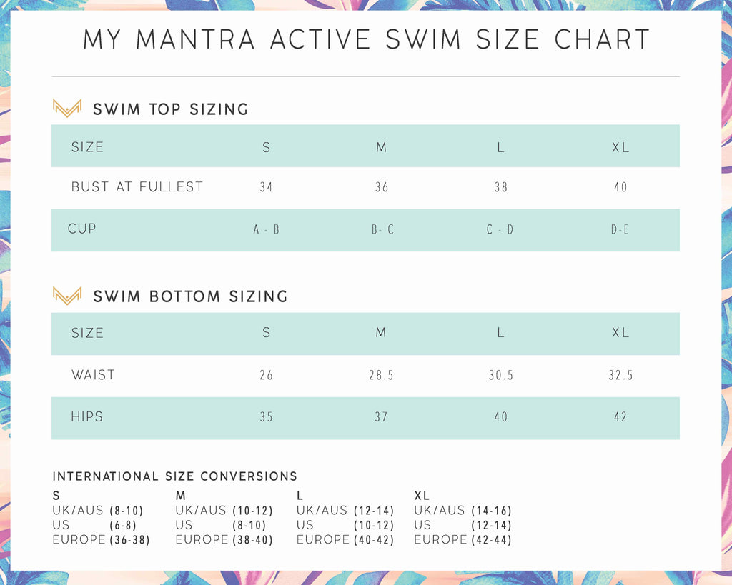 Active Size Chart