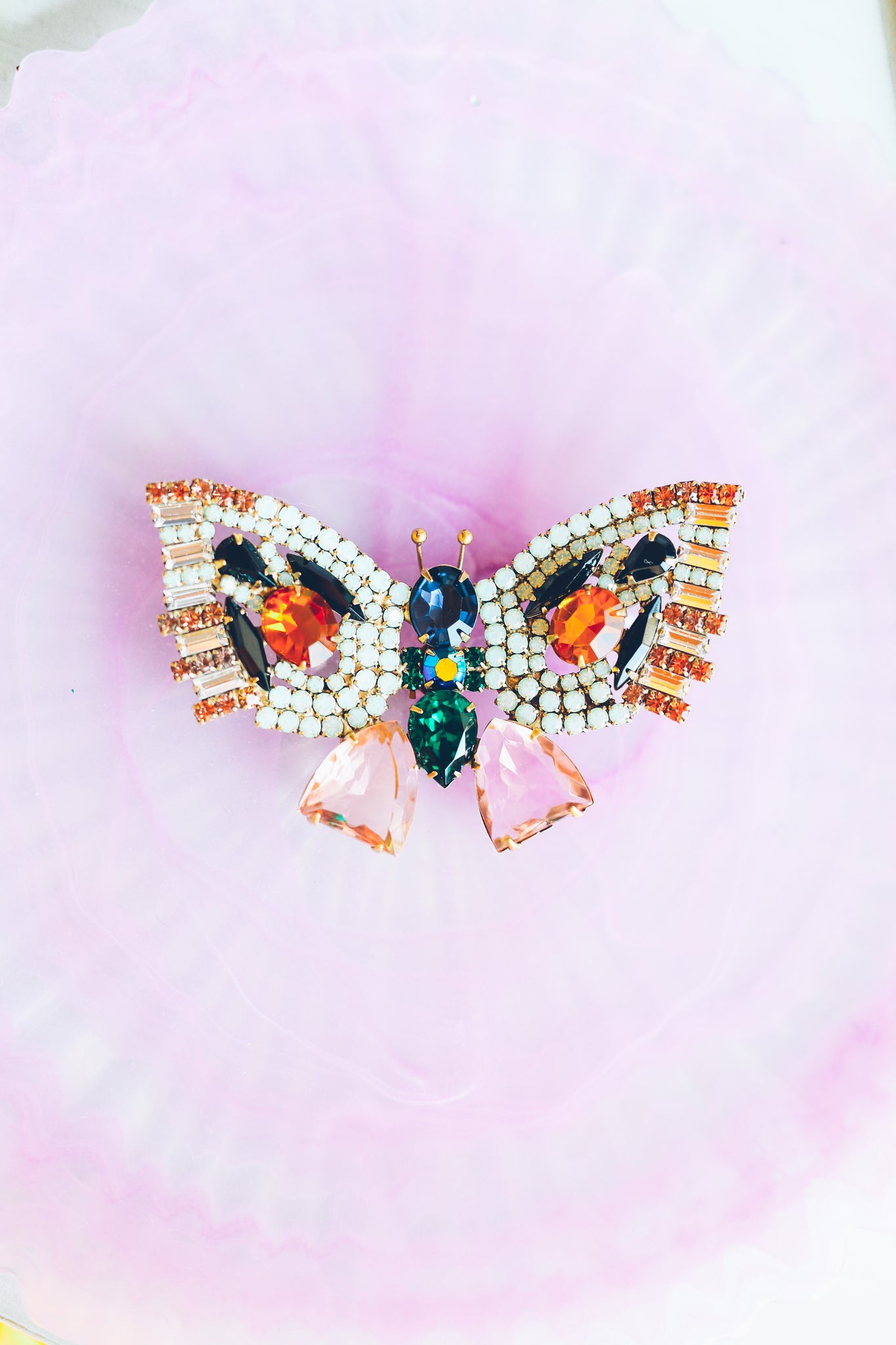 Loren Hope Vintage Butterfly Brooch Pin 