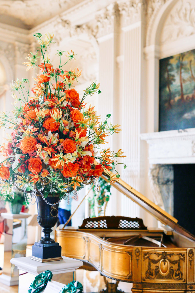 Bouquet, florist, floral, artistry, nature's beauty, flowers, grand piano, wealth, stunning