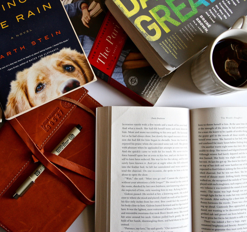 the paris wife, art of racing in the rain, gareth stein, deborah harkness, elizabeth gilbert, writing, diary, reading, literature, daring greatly