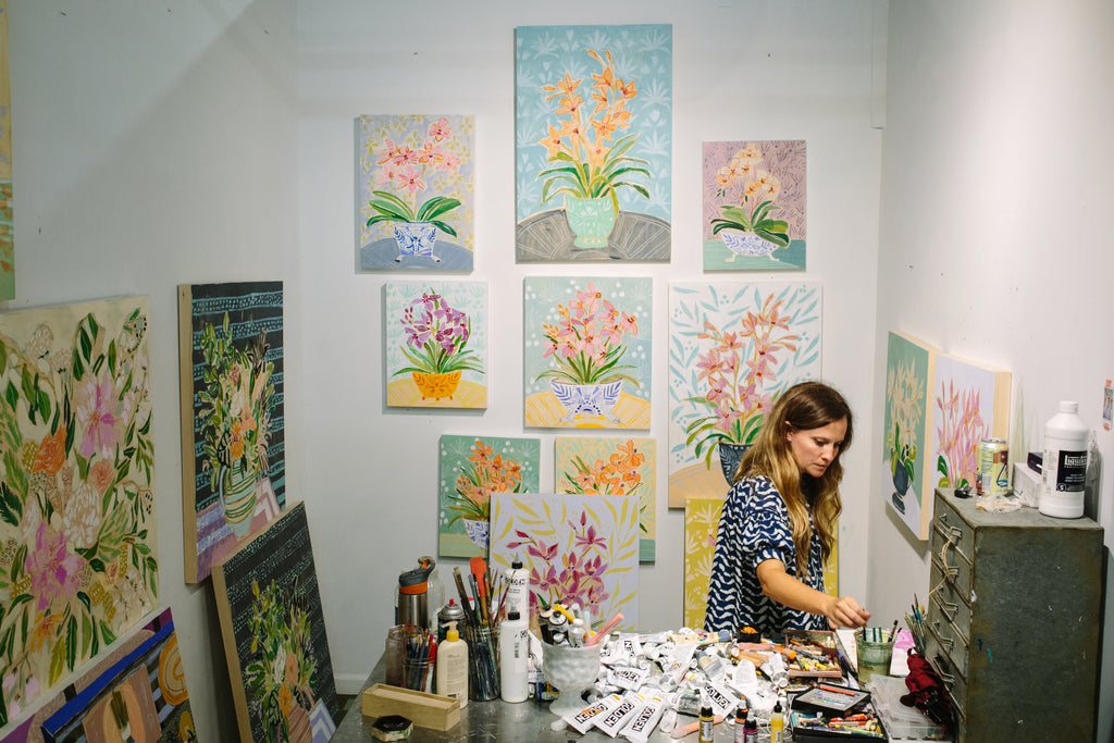 Lulie Wallace in her Charleston, SC studio