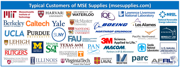 customers of mse supplies