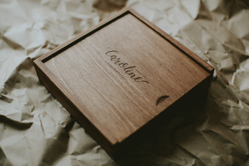 packaging for photographers - box for prints and usb