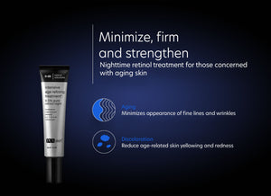 Intensive Age Refining Treatment®: 0.5% pure retinol night - Minimize firm and strengthen. Nighttime retinol treatment for those concerned with aging skin