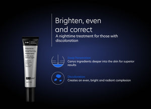Intensive Brightening Treatment: 0.5% pure retinol night - Brighten, even and correct. A nighttime treatment for those with discoloration