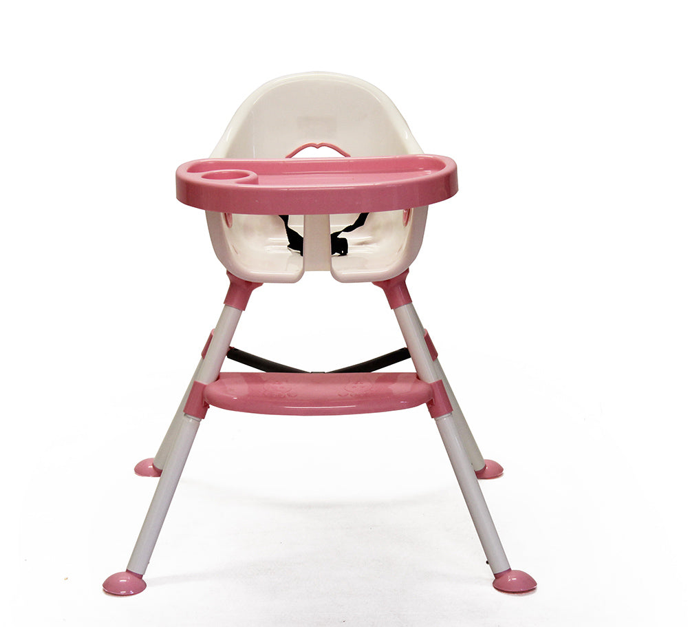 pink high chair cover